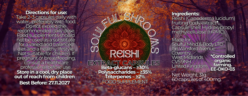 Reishi Extract Capsules (60)