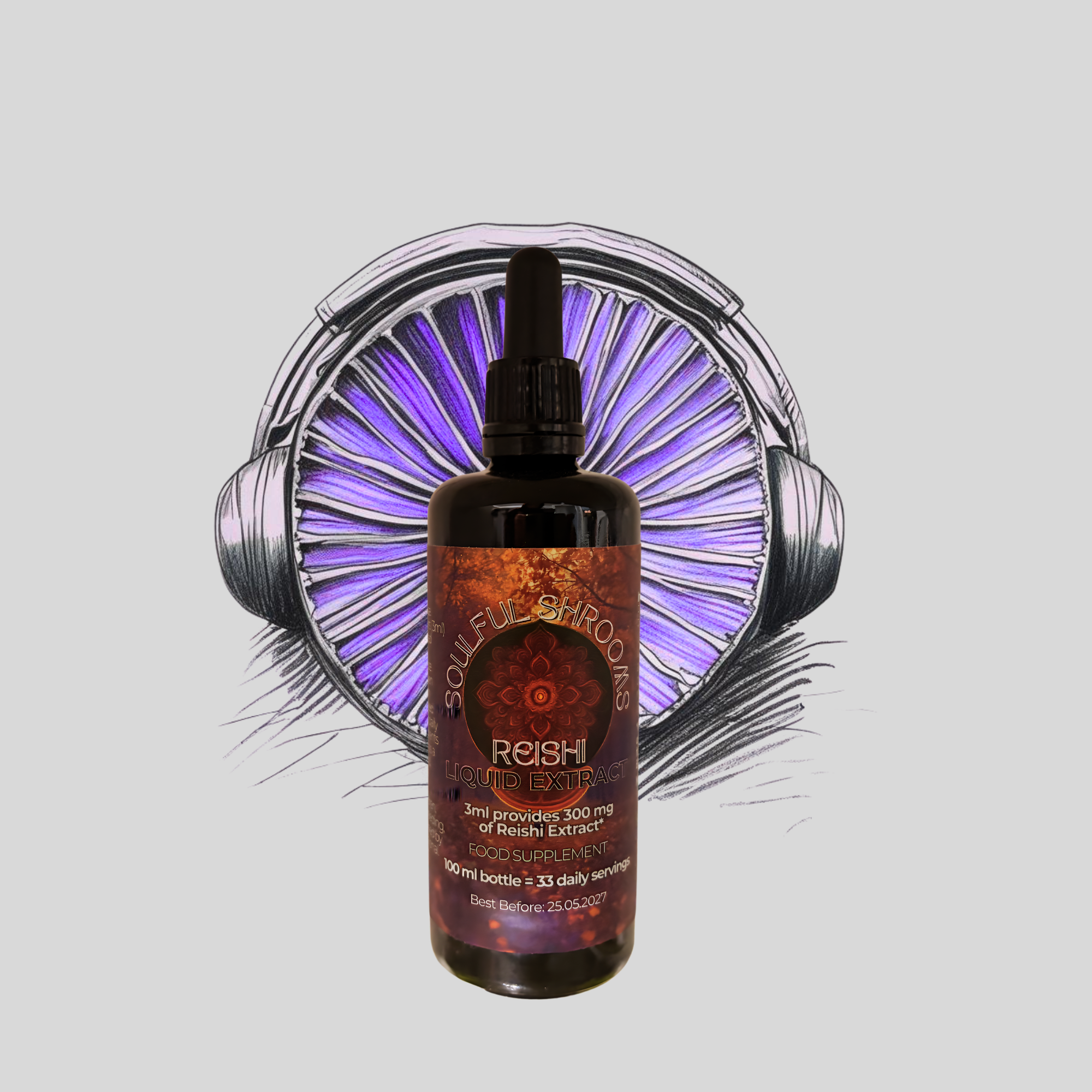 Reishi Liquid Extract (100ml)