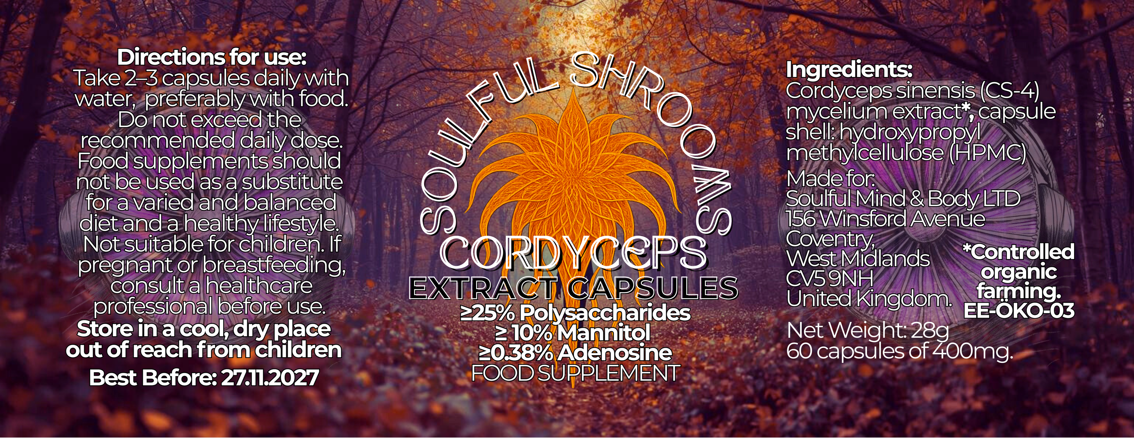 Cordyceps Extract Capsules (60)
