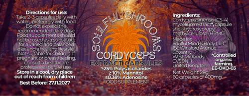 Cordyceps Extract Capsules (60)