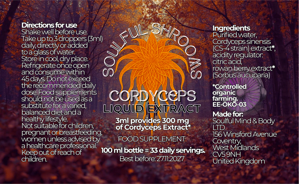 Cordyceps Liquid Extract (100ml)