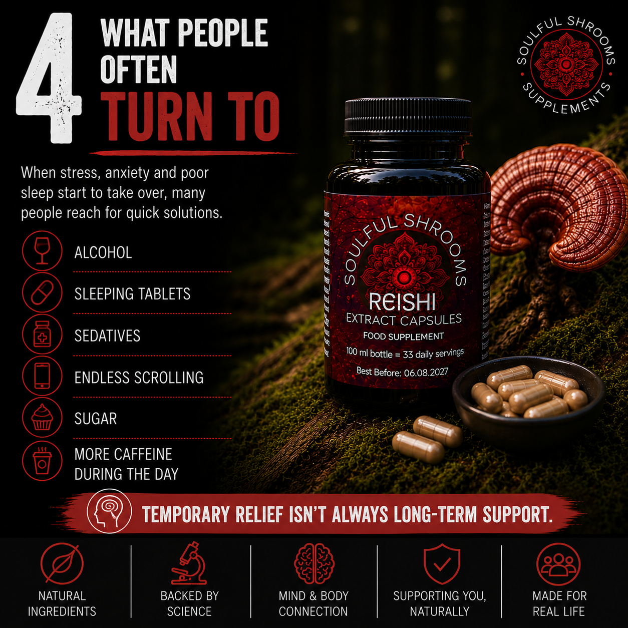 Reishi Liquid Extract (100ml)