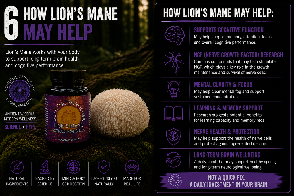Focus & Cognition Lion's Mane & Ashwagandha Superblend