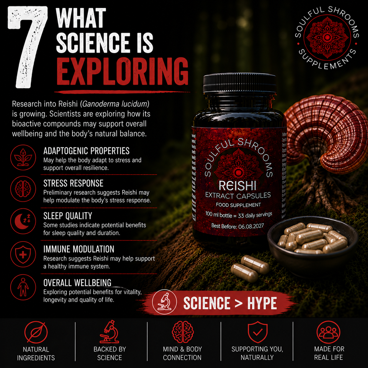 Reishi Liquid Extract (100ml)